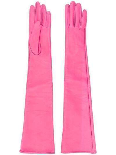 Manokhi long fitted gloves SS20MANO88PINK2
