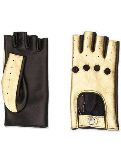Manokhi перчатки-митенки SS20MANUSISCURTEBLACKGOLDA3MANO161