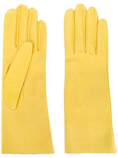 Manokhi перчатки средней длины MANO161YELLOW