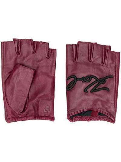 Karl Lagerfeld перчатки-митенки 96KW3608505