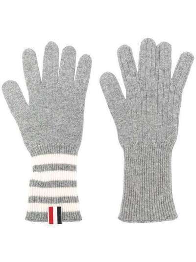 Thom Browne кашемировые перчатки с полосками 4-Bar MKG003A00011