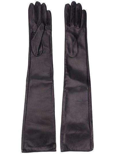 Manokhi длинные фактурные перчатки AW20MANO88A330CLASSICGLOVES