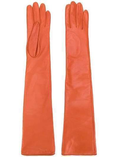 Manokhi длинные классические перчатки MANO88ORANGEA330
