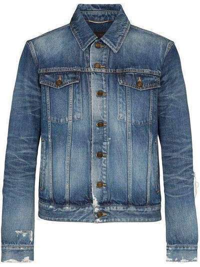Saint Laurent джинсовая куртка 602709YG750