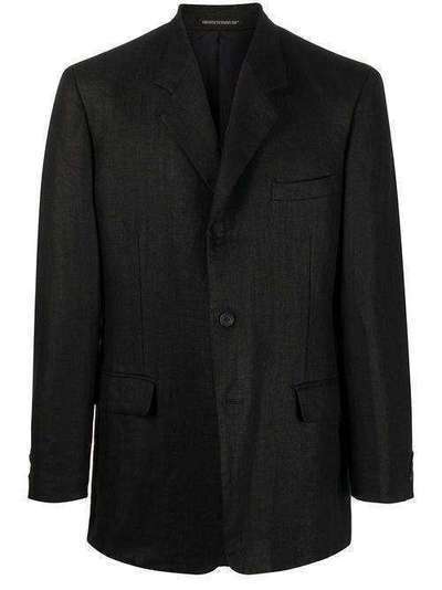 Yohji Yamamoto однобортный пиджак HNJ80350
