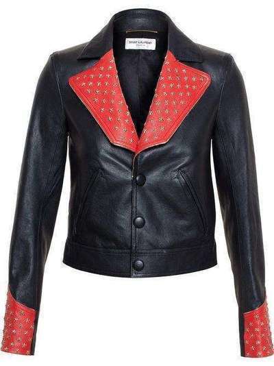 Saint Laurent studded biker jacket 380929Y5HC2