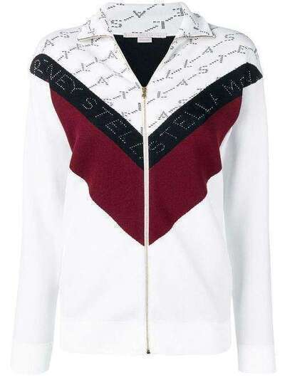 Stella McCartney спортивная куртка на молнии с монограммой 553397S1967