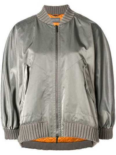 Alberta Ferretti boxy-fit bomber jacket A06156620