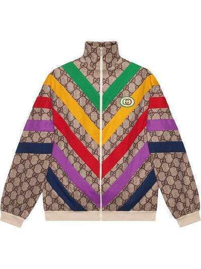 Gucci куртка с узором GG Supreme 580579XJBGT