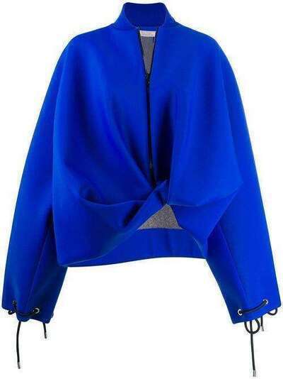 Nina Ricci куртка-бомбер оверсайз асимметричного кроя 19HCVE005PA0409U4280