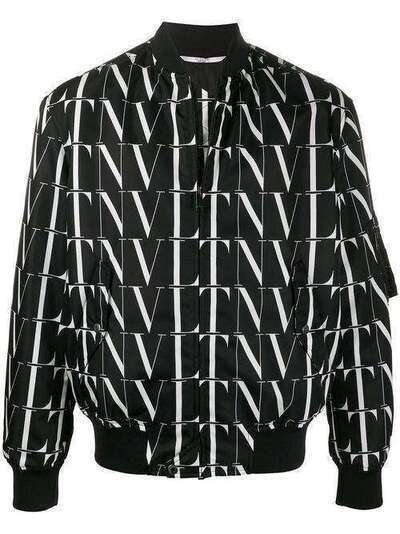 Valentino куртка-бомбер с логотипом VLTN UV3CIF156G40NI