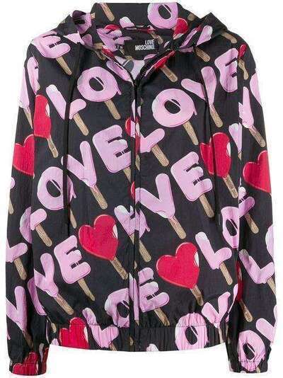 Love Moschino куртка с принтом WH64400T9966