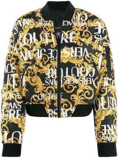 Versace Jeans Couture куртка-бомбер с принтом Baroque E5HUA97525055