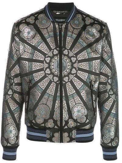 Dolce & Gabbana куртка-бомбер с принтом G9PD5THHMZD
