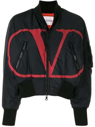 Valentino куртка-бомбер с логотипом VLogo SB3CI00H4NW