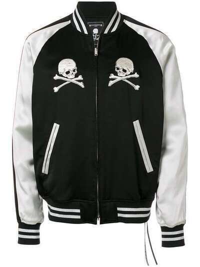 Mastermind World embroidered skull bomber jacket MW18P02BL006401