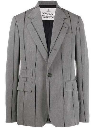 Vivienne Westwood пиджак в полоску S25BN0399S49661