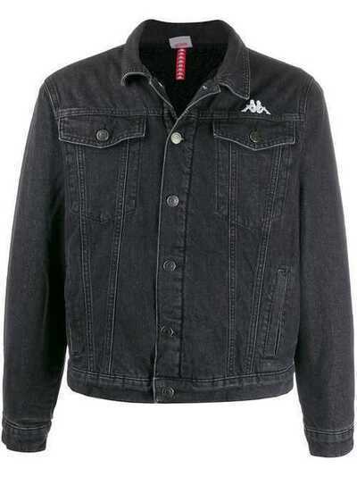 Kappa джинсовая куртка с вышитым логотипом 304P350