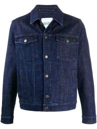 Kenzo джинсовая куртка с вышивкой FA55BL5092EC