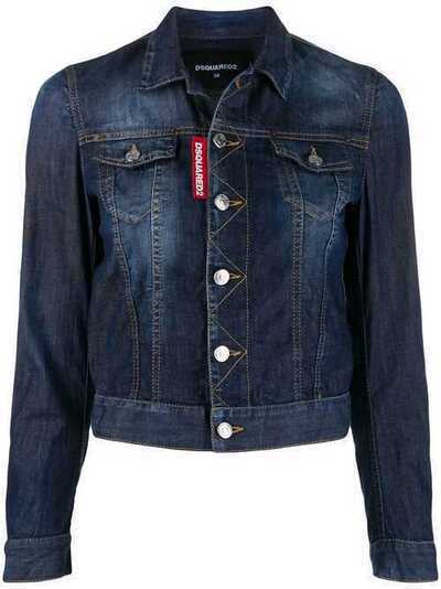 Dsquared2 укороченная джинсовая куртка S75AM0671S30341