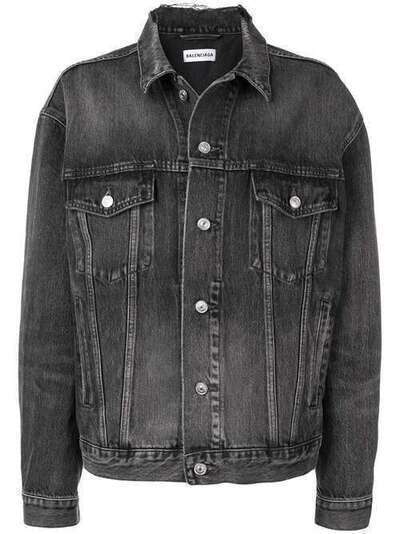 Balenciaga джинсовая куртка с логотипом 557388TBP47