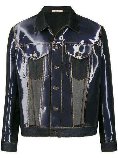 Zilver джинсовая куртка с абстрактным принтом SS20MJK01A