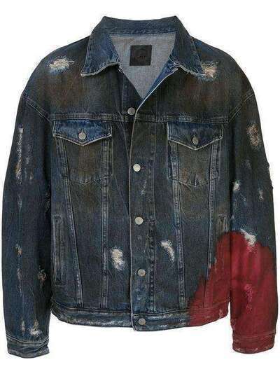 Alchemist джинсовая куртка с прорезями AFMFW192277