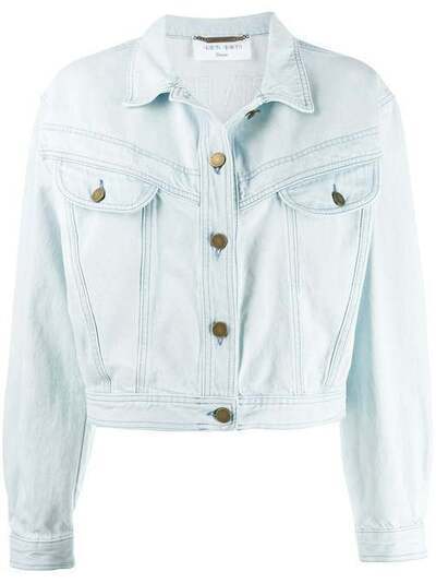 Alberta Ferretti укороченная джинсовая куртка V05050141