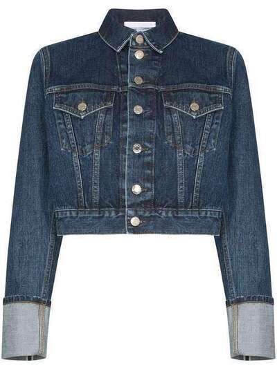 Helmut Lang укороченная джинсовая куртка Fem Little Trucker J10DW102