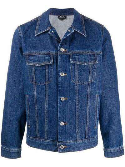 A.P.C. джинсовая куртка с карманами COEGSH02117