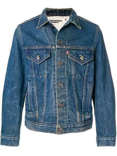 R13 классическая джинсовая куртка R13M0345VTG