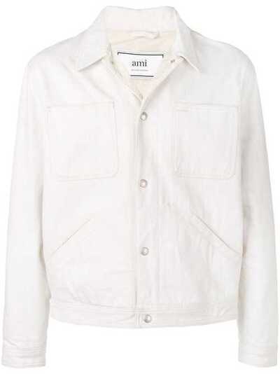 Ami Paris джинсовая куртка на пуговицах E19D411660