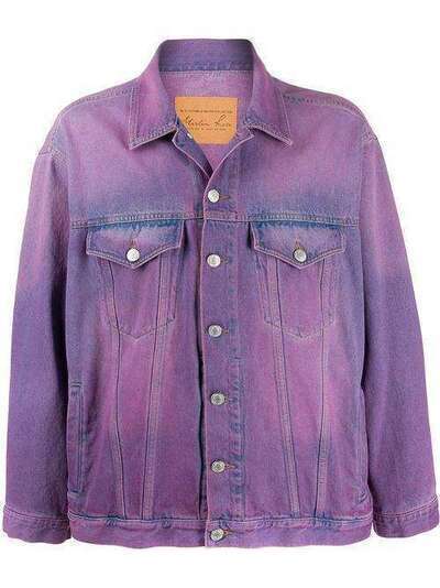 Martine Rose джинсовая куртка с аппликацией CMRAW19201B