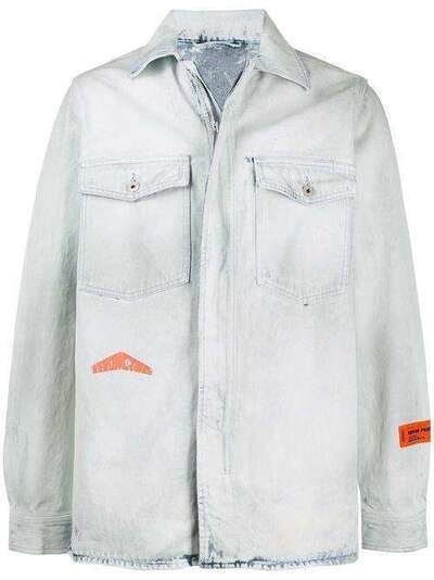 Heron Preston джинсовая куртка с нашивкой-логотипом HMYD003S20641006W219
