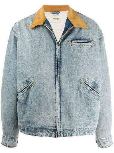 Fear Of God джинсовая куртка с контрастным воротником 6H196010HWD