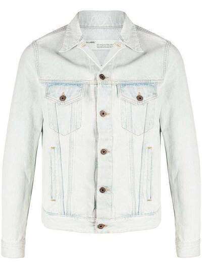 Off-White джинсовая куртка 3D Pencil узкого кроя OMYE005R203860107110