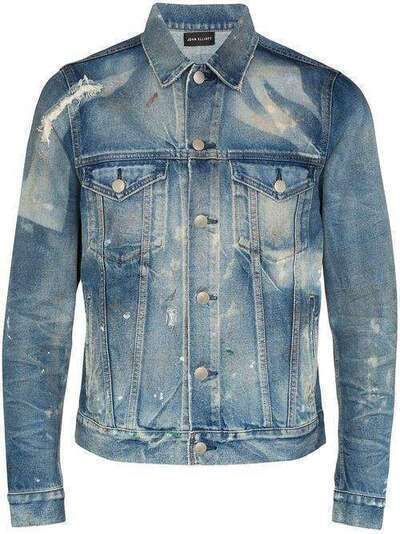 John Elliott джинсовая куртка Thumper с эффектом потертости G272E75442L
