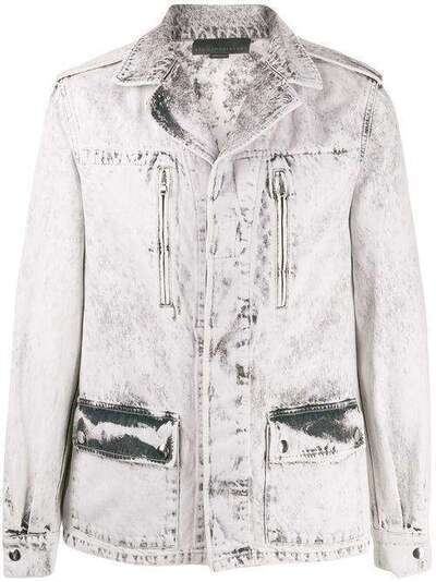 Stella McCartney джинсовая куртка с выбеленным эффектом 600436SON50