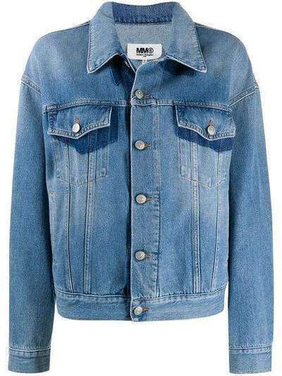 MM6 Maison Margiela джинсовая куртка с карманами S52AM0147S30460