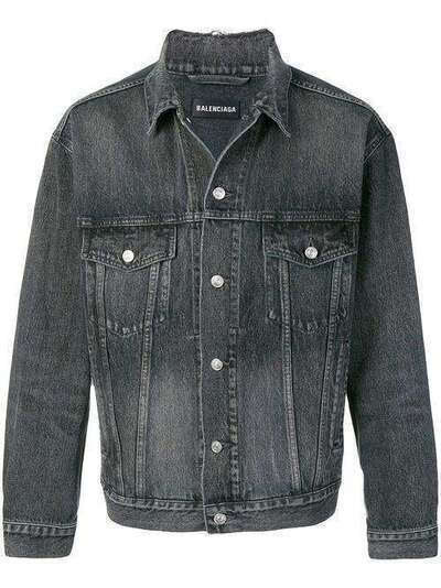 Balenciaga джинсовая куртка с логотипом 534554TXE03