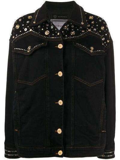 Versace ковбойская джинсовая куртка с заклепками A85664A233212