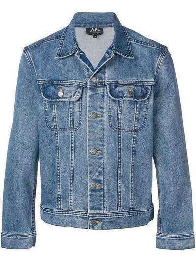 A.P.C. приталенная джинсовая куртка H02223COZZK
