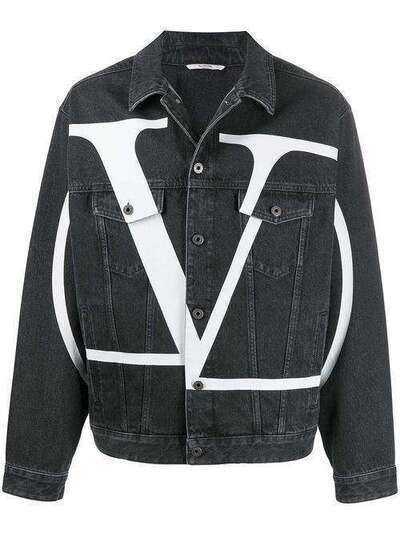 Valentino джинсовая куртка с логотипом VLogo TV3DC00K606