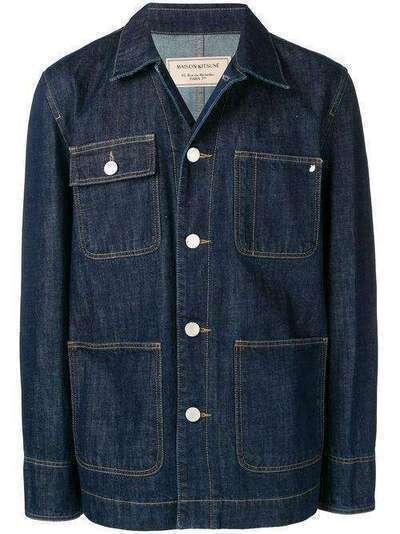 Maison Kitsuné джинсовая куртка оверсайз CM02207WW5001