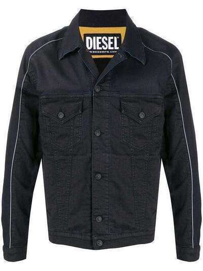 Diesel джинсовая куртка с контрастной окантовкой A010920KAYO