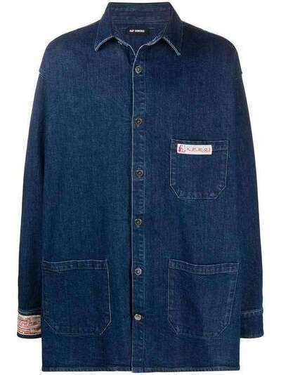 Raf Simons джинсовая рубашка оверсайз 201248