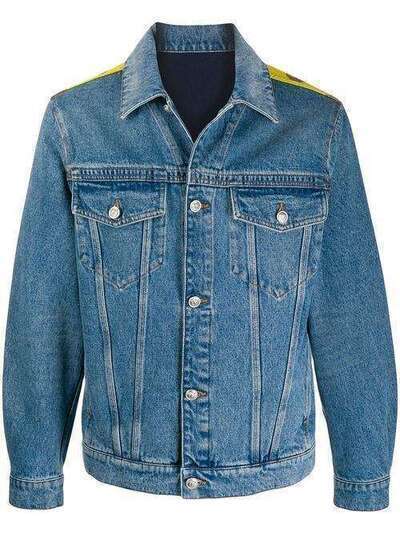 Versace джинсовая куртка с принтом A85235A232904