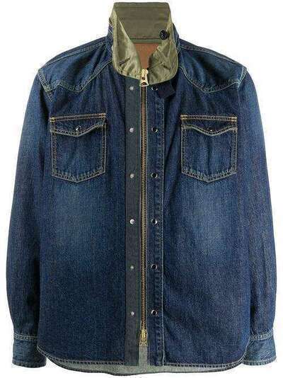 Sacai джинсовая куртка прямого кроя 2002268M