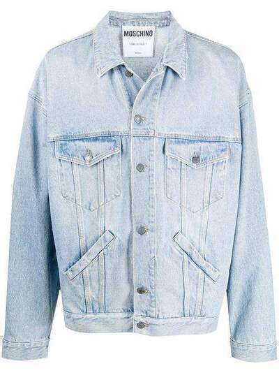 Moschino джинсовая куртка со вставкой A06365222