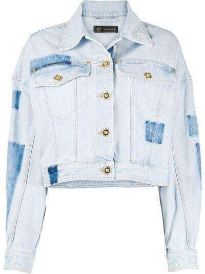 Versace джинсовая куртка с приспущенными плечами A85673A232771